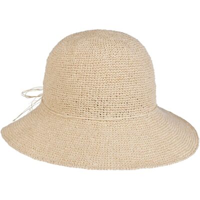 Chapeau en Paille Fine Crochet by Lipodo nature One Size Chapeau en Paille Fine Crochet by Lipodo nature One Size