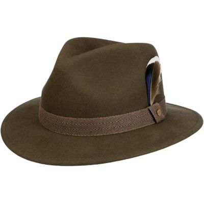 Chapeau en Laine Talivo Traveller by Stetson olive XL (60-61 cm) Chapeau en Laine Talivo Traveller by Stetson olive XL (60-61 cm)