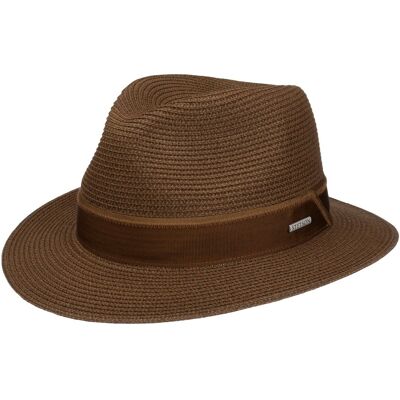 Chapeau en Paille Pavelo Traveller by Stetson marron XL (60-61 cm) Chapeau en Paille Pavelo Traveller by Stetson marron XL (60-61 cm)