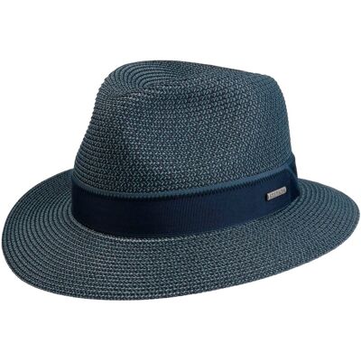 Chapeau en Paille Pavelo Traveller by Stetson bleu foncé S (54-55 cm) Chapeau en Paille Pavelo Traveller by Stetson bleu foncé S (54-55 cm)