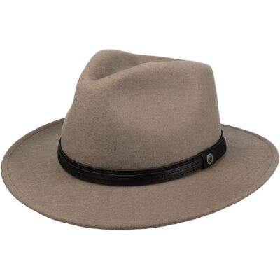 Chapeau en Laine Crushable Bogart by bugatti gris L (58-59 cm) Chapeau en Laine Crushable Bogart by bugatti gris L (58-59 cm)