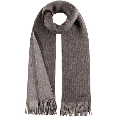 Écharpe en Laine avec Franges Tesley by bugatti taupe One Size Écharpe en Laine avec Franges Tesley by bugatti taupe One Size