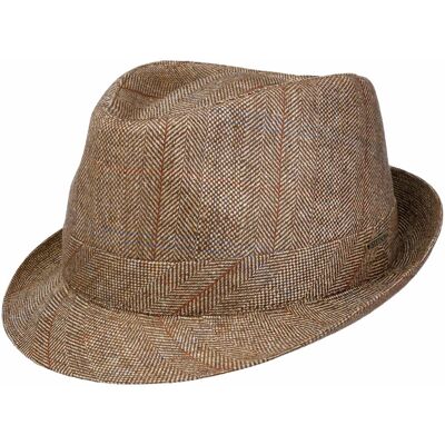 Chapeau en Soie Classic Trilby by Stetson beige-marron XL (60-61 cm) Chapeau en Soie Classic Trilby by Stetson beige-marron XL (60-61 cm)