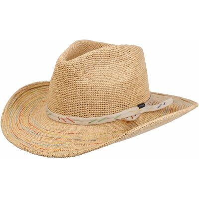 Chapeau Western Crochet by Stetson nature L (58-59 cm) Chapeau Western Crochet by Stetson nature L (58-59 cm)