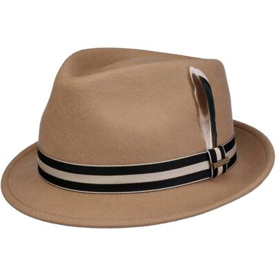 Chapeau en Laine Galento Trilby by Stetson beige XXL (62-63 cm) Chapeau en Laine Galento Trilby by Stetson beige XXL (62-63 cm)