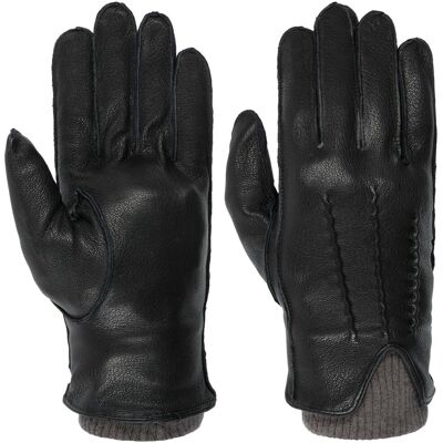 Gants en Cuir John by Pearlwood noir 9 HS Gants en Cuir John by Pearlwood noir 9 HS