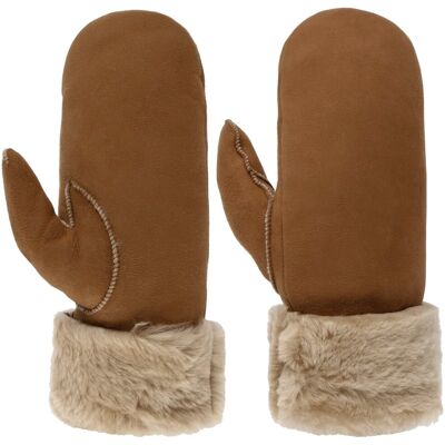 Gants en Cuir Fiona by Pearlwood marron 7 1/2 HS Gants en Cuir Fiona by Pearlwood marron 7 1/2 HS