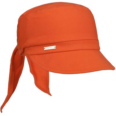 Bandana avec Visière Uni Jersey by Seeberger orange One Size Bandana avec Visière Uni Jersey by Seeberger orange One Size