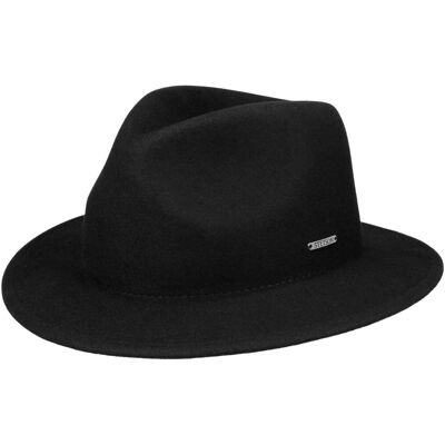 Chapeau en Laine Dacoma Traveller by Stetson noir L (58-59 cm) Chapeau en Laine Dacoma Traveller by Stetson noir L (58-59 cm)