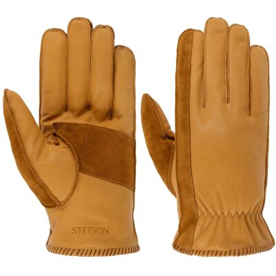 Gants en Cuir Peoria by Stetson cognac 8 1/2 HS Gants en Cuir Peoria by Stetson cognac 8 1/2 HS