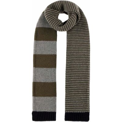 Écharpe en Tricot Dillingham by Stetson gris-olive One Size Écharpe en Tricot Dillingham by Stetson gris-olive One Size