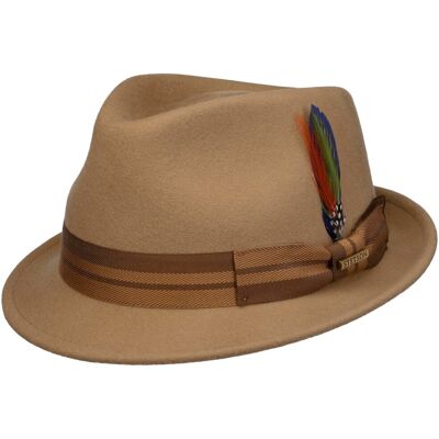 Chapeau en Laine Etowah Trilby by Stetson beige M (56-57 cm) Chapeau en Laine Etowah Trilby by Stetson beige M (56-57 cm)