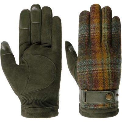 Gants en Cuir Oakdale by Stetson olive 8 HS Gants en Cuir Oakdale by Stetson olive 8 HS
