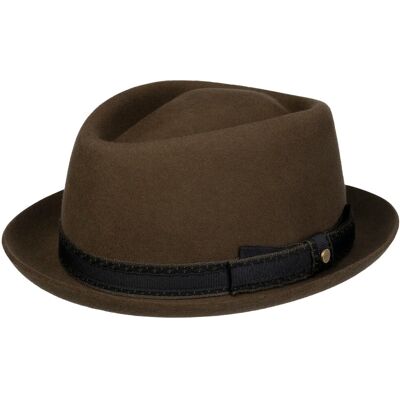 Chapeau en Laine Keota by Stetson olive XXL (62-63 cm) Chapeau en Laine Keota by Stetson olive XXL (62-63 cm)
