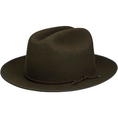 Chapeau Western Plains Cattleman by Stetson olive foncé L (58-59 cm) Chapeau Western Plains Cattleman by Stetson olive foncé L (58-59 cm)