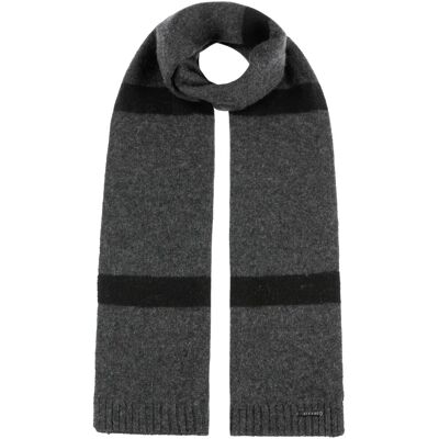 Écharpe en Cachemire Darfield by Stetson noir-gris One Size Écharpe en Cachemire Darfield by Stetson noir-gris One Size