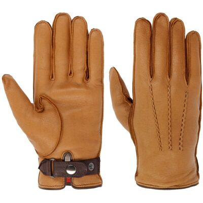 Gants en Cuir Salvo by Caridei marron 9 1/2 HS Gants en Cuir Salvo by Caridei marron 9 1/2 HS