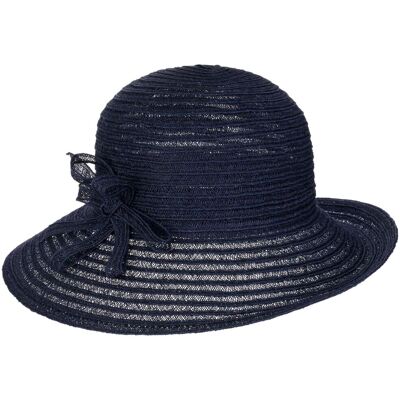 Chapeau en Chanvre Mandy by Mayser bleu foncé One Size Chapeau en Chanvre Mandy by Mayser bleu foncé One Size