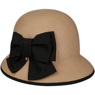 Chapeau Cloche Big Bow by bedacht beige One Size Chapeau Cloche Big Bow by bedacht beige One Size
