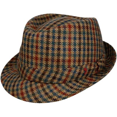 Alfonso D´Este Chapeau Classic Check Trilby by Alfonso D'Este beige L (58-59 cm) Alfonso D´Este Chapeau Classic Check Trilby by Alfonso D'Este beige L (58-59 cm)