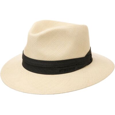 Chapeau Panama Jefferson by Stetson nature 55 cm Chapeau Panama Jefferson by Stetson nature 55 cm