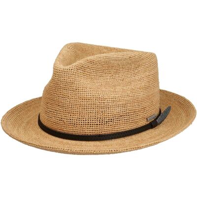 Chapeau Daleport Crochet Fedora by Stetson nature XL (60-61 cm) Chapeau Daleport Crochet Fedora by Stetson nature XL (60-61 cm)