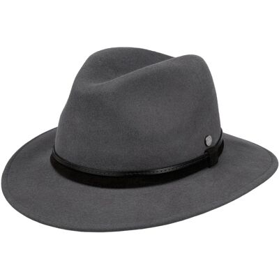 Chapeau en Laine Lestridge by Lierys gris foncé S (54-55 cm) Chapeau en Laine Lestridge by Lierys gris foncé S (54-55 cm)