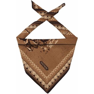 Bandana Last Drop by Stetson beige-marron One Size Bandana Last Drop by Stetson beige-marron One Size