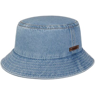 Chapeau Denim Barista Bucket by Stetson bleu clair M (56-57 cm) Chapeau Denim Barista Bucket by Stetson bleu clair M (56-57 cm)