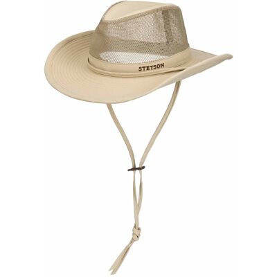 Chapeau Western Mesh Crown by Stetson beige clair M (56-57 cm) Chapeau Western Mesh Crown by Stetson beige clair M (56-57 cm)