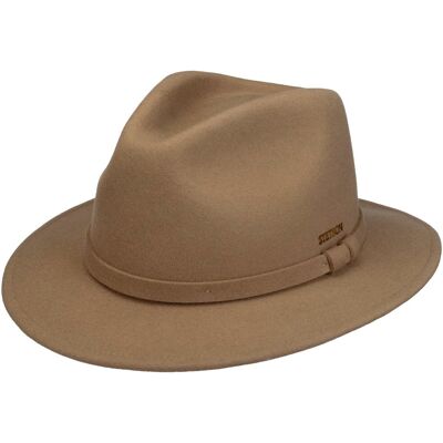 Chapeau en Laine Soft Felt Traveller by Stetson châtain XL (60-61 cm) Chapeau en Laine Soft Felt Traveller by Stetson châtain XL (60-61 cm)