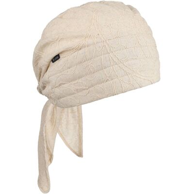 Turban en Coton Uni by Lipodo beige clair One Size Turban en Coton Uni by Lipodo beige clair One Size