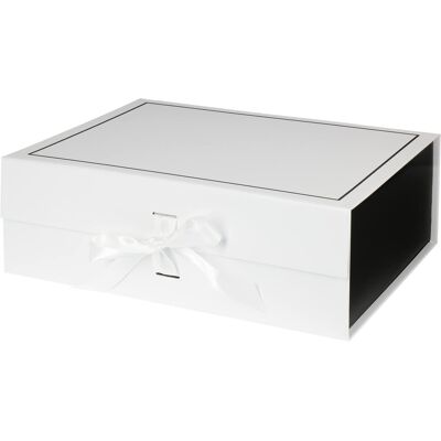 Hoedshop.be Boîte Cadeau Blanche à Fermeture Magnétique blanc One Size Hoedshop.be Boîte Cadeau Blanche à Fermeture Magnétique blanc One Size