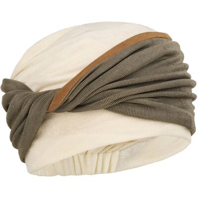Turban Zoya Viva Soft Ivory by Christine Headwear blanc crème One Size Turban Zoya Viva Soft Ivory by Christine Headwear blanc crème One Size