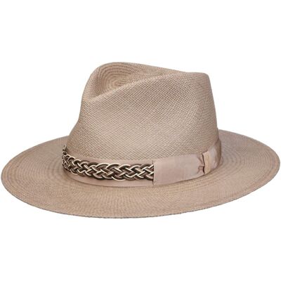 Chapeau Panama George Quito by Borsalino taupe S (54-55 cm) Chapeau Panama George Quito by Borsalino taupe S (54-55 cm)