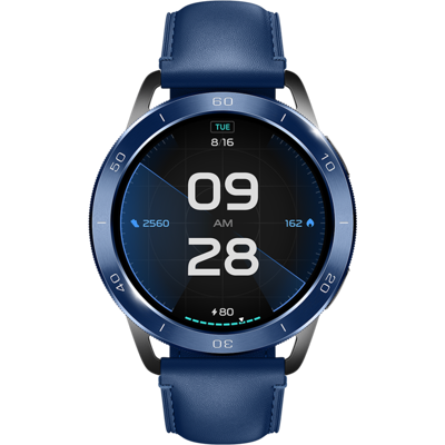 Bracelet en Cuir Bleu Océan pour Xiaomi Watch - Accessoire Bracelet en Cuir Bleu Océan pour Xiaomi Watch - Accessoire