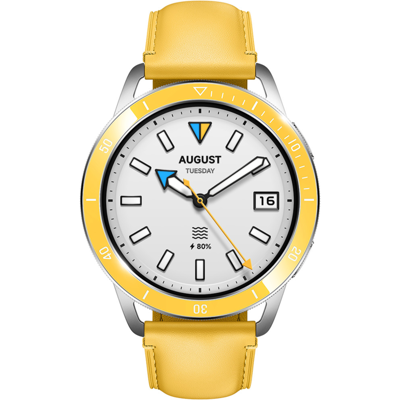Bracelet en Cuir Jaune Xiaomi Watch - Accessoire Smartwatch Bracelet en Cuir Jaune Xiaomi Watch - Accessoire Smartwatch