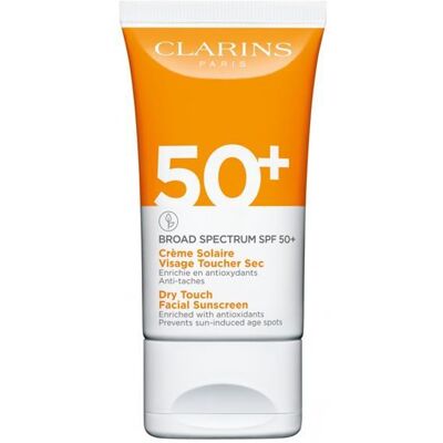 CLARINS Crème Solaire Toucher Sec Spf50+ - Visage CLARINS Crème Solaire Toucher Sec Spf50+ - Visage