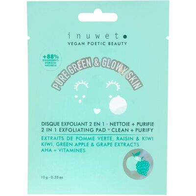Inuwet - Pads Exfoliants Visage - 6 pièces 60 g Inuwet - Pads Exfoliants Visage - 6 pièces 60 g
