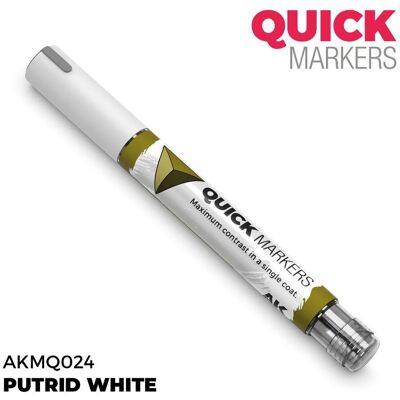 AK Interactive, Marqueur, - Quickmarker Putrid White AK Interactive, Marqueur, - Quickmarker Putrid White