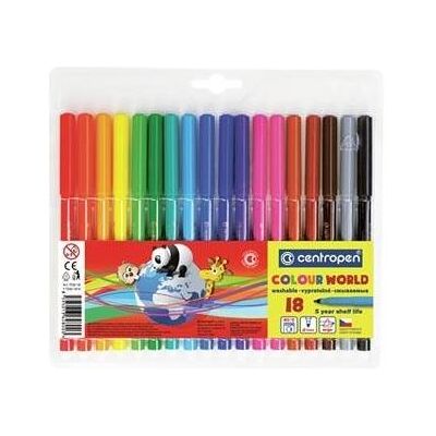 Centropen, Marqueur, Ensemble de marqueurs 7550/18S (18x) Centropen, Marqueur, Ensemble de marqueurs 7550/18S (18x)