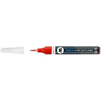 Molotow, Marqueur, Marqueur pinceau Pump Softliner Aqua 1mm vermillon (1x) Molotow, Marqueur, Marqueur pinceau Pump Softliner Aqua 1mm vermillon (1x)