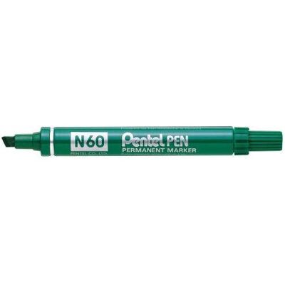 Pentel, Marqueur, Marqueur N60 permanent 3,9-5,5mm vert Pentel, Marqueur, Marqueur N60 permanent 3,9-5,5mm vert