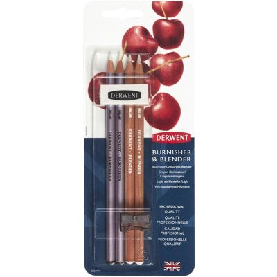 Crayons Professionnels Derwent de Mélange et Lustrage - Kit d'Art Crayons Professionnels Derwent de Mélange et Lustrage - Kit d'Art
