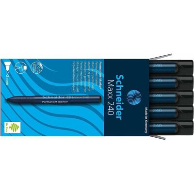 Schneider, Marqueur, Marqueur permanent Maxx 240, sz (10x) Schneider, Marqueur, Marqueur permanent Maxx 240, sz (10x)