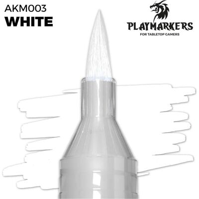 AK Interactive, Marqueur, - Playmarker White (1x) AK Interactive, Marqueur, - Playmarker White (1x)