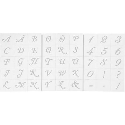 Creativ Company, Règle, Lettres&chiffres (15 cm, Matières plastiques) Creativ Company, Règle, Lettres&chiffres (15 cm, Matières plastiques)