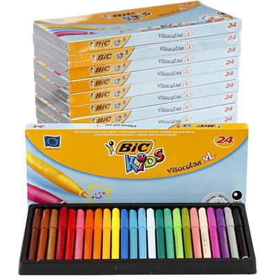 Bic, Marqueur, Visa Color Marker (24x) Bic, Marqueur, Visa Color Marker (24x)
