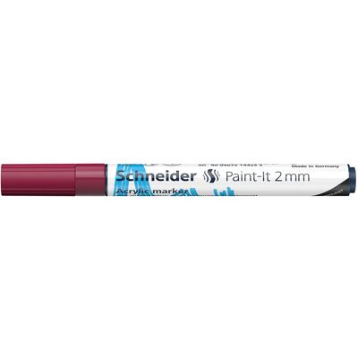 Schneider, Marqueur, Marqueur acrylique Paint-It 310 2mm bordeaux (1x) Schneider, Marqueur, Marqueur acrylique Paint-It 310 2mm bordeaux (1x)