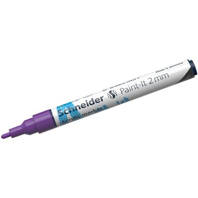 Schneider, Marqueur, Marqueur acrylique Paint-It 310 2mm violet (1x) Schneider, Marqueur, Marqueur acrylique Paint-It 310 2mm violet (1x)